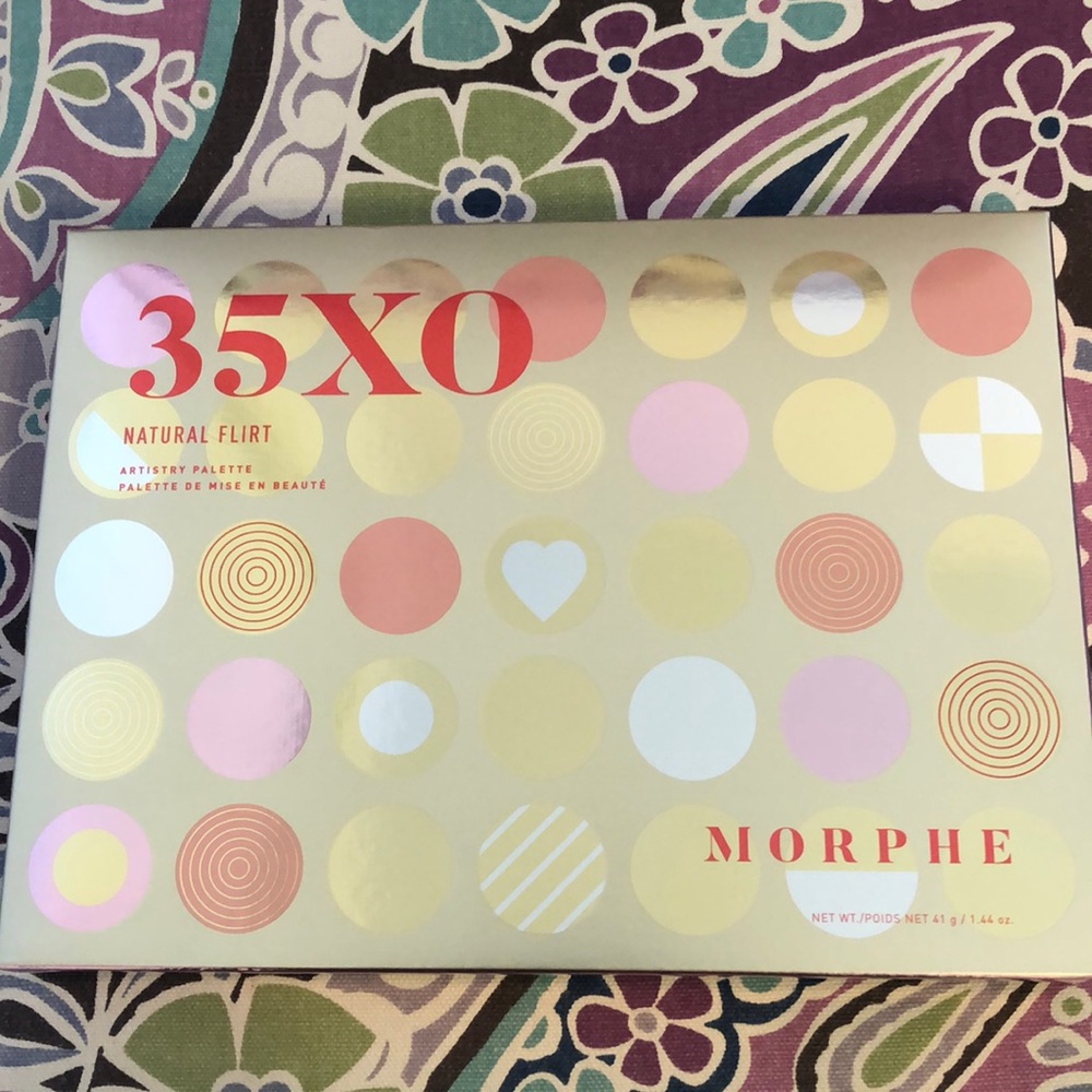 Morphe 35XO Natural Flirt Eyeshadow Palette NIB